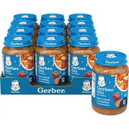 Пюре Gerber Рагу з індички з рисом, 190 г - мініатюра 4