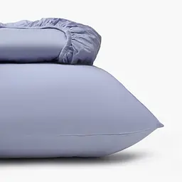 Простирадло на резинці MBM HOME Досвітня тиша 160x200 см блакитне (BL-FS-72 DAWN MIST) - мініатюра 2