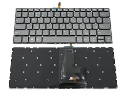 Клавіатура для Lenovo Ideapad 330S-14ARR, 330S-14AST, 330S-14IKB, 330S-14ISK, Yoga 520-14IKB, 720-15ISK, 720-15IKB (RU Black з підсвічуванням)