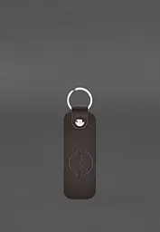 Шкіряний брелок для Авто Nissan темно-коричневий - мініатюра 2
