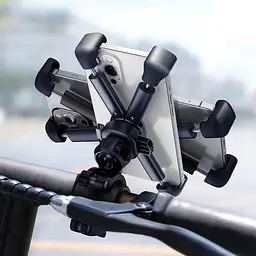 Мото-велотримач для смартфона Baseus Quick to take cycling Holder Applicable Black SUQX-01 - мініатюра 8