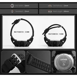 Розумний годинник Skmei Processor Червоний - мініатюра 8