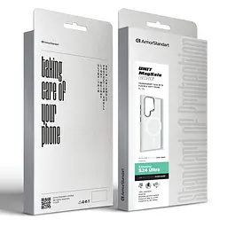 Чохол ArmorStandart Unit MagSafe для для Samsung S24 Ultra Matte Clear Silver (ARM74869) - мініатюра 6