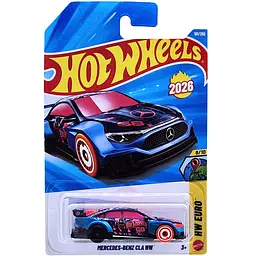 Базова машинка Hot Wheels HW Euro Mercedes-Benz CLA HW синя (5785) JJH63