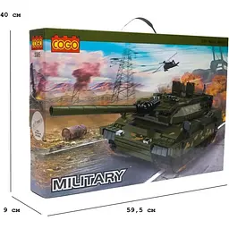 Конструктор COGO "Армія" (784 елм.) Танк