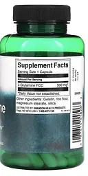 L- глютамін Swanson L-Glutamine 500 мг 100 капс - мініатюра 2