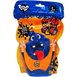 Лізун-антистрес Danko Toys Mega Stretch Slime SLM-12-01U 500 г помаранчевий