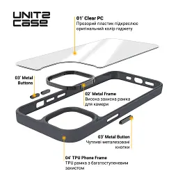 Чохол ArmorStandart UNIT2 для Apple iPhone 13 Black - мініатюра 3