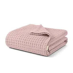 Плед-покривало Cosas Greek Waffle Flamingo вафельне 110х140 см (Blanket_11Flamingo_GreekWaffle_110x140)