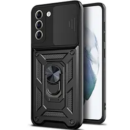 Чохол Ummi Camshield Serge Ring для Samsung Galaxy S21 Чорний / Black