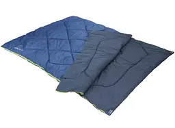 Спальний мішок High Peak Ceduna Duo/+14°C Blue/Dark Blue Twin (20031) - мініатюра 2