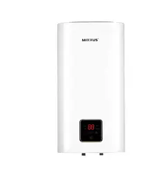 Водонагрівач Mixxus EWH-15100 CUBE DRY 100 л, 2,0 кВт, "сухий" ТЕН, вертикальний, квадратний, білий (WH0619) - мініатюра 1
