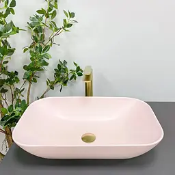 Умивальник VBI Avezzano pink matt накладний VBI-014405, Цветной - мініатюра 1