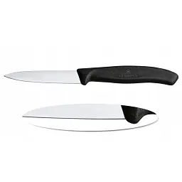 Набір ножів для чищення овочів Victorinox Swiss Classic 2 ножа 8см чорн 6.7603.2 - мініатюра 2