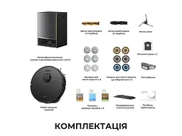 Робот-пилосос з вологим прибиранням Dreame Matrix 10 Pro Black (RLM61HE-Bl) - мініатюра 7