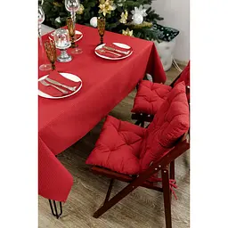 Скатертина Прованс Merry Christmas 220х132 см червона (31472) - мініатюра 5