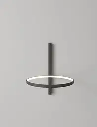 Настінне бра Babich Studio Ring B Black (RAL 9005) - мініатюра 4
