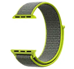 Нейлоновый ремешок Primo для Apple Watch 42 мм, 44 мм, 45 мм Green - мініатюра 2