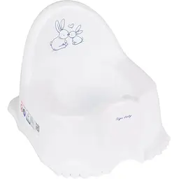 Дитячий горщик Tega Baby ЕСО Зайчики з музикою білий