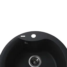 Гранітна мийка Globus Lux ORTA графiт 485мм-А0001 - мініатюра 4