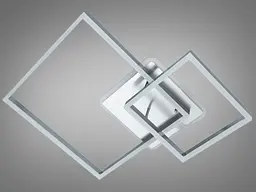 Стельова LED люстра хром мат 84Вт пульт 14м² - мініатюра 4