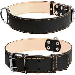 Нашийник Collar подвійний, 56-68х4,5 см, чорний