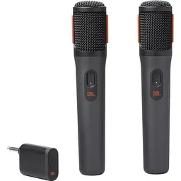 Мікрофон Partybox Wireless Mic, Black, 2 шт, бездротовий передавач JBL teh0028147
