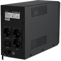 Пристрій безперебійного живлення Vinga LED 1200VA ( VPC-1200PRM3 ) (VPC-1200PRM3) - мініатюра 4