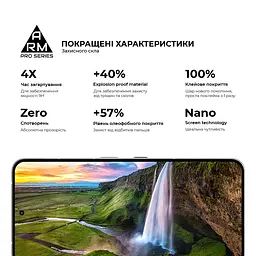 Захисне скло на Nothing Phone (3) з олеофобним покриттям, Pro, повне проклеювання, антистатичний і пиловідштовхуючий шар, 9H, самоклеючеся, 2.5D, на весь екран, антистатичний клей, ArmorStandart (ARM87829) - мініатюра 5