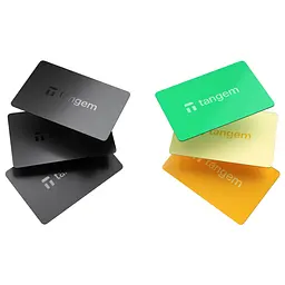Криптогаманці Tangem Wallet Family Pack Black + Sun Drop — 2 набори по 3 картки