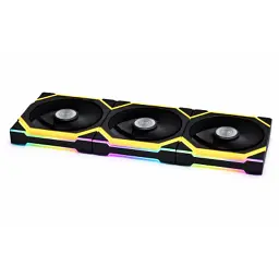 Кулер до корпусу Lian Li UNI Fan SL WIRELESS LCD 120-3, Black (G99.12SLLCD1W3B.00) - мініатюра 2
