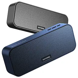 Портативна Bluetooth-колонка Mtool V6 зі стереозвуком і глибокими басами синій - мініатюра 2