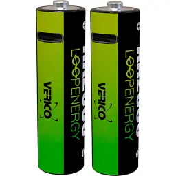 Акумулятор Verico AA USB Type-C 1700mAh 1.5V Li-ion * 2 (LoopEnergy) (1UDBT-A1WEA2-NN)