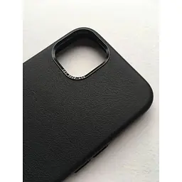 Оригінальний шкіряний чохол Decoded Leather Case MagSafe для Apple iPhone 13 (6.1") Black - мініатюра 7