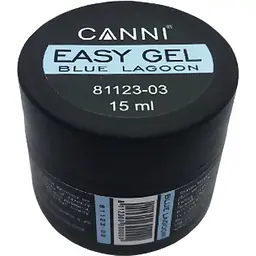 Гель для нарощування Canni Easy gel 03 Blue Lagoon 15 мл