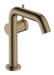 Змішувач для умивальника Hansgrohe Tecturis S CoolStart EcoSmart+ без донного клапана BR brushed bronze 73341140