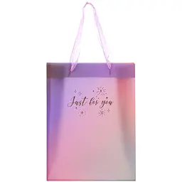 Пакет подарунковий Axent Just for you-3 пластиковий 25х19 см  (8503-39-A) - мініатюра 2