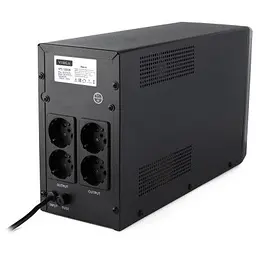Пристрій безперебійного живлення Vinga LCD 1200VA metal case (VPC-1200M) - мініатюра 9