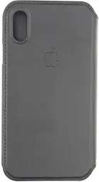 Чохол-книжка Apple Book Cover Case iPhone X Dark Gray - мініатюра 3