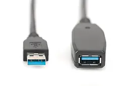 Подовжувач Digitus USB 3.0 Active Cable, A/M-A/F, 20м, чорний teh0013685 - мініатюра 3