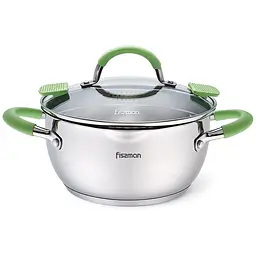 Каструля Fissman Charlotte зі скляною кришкою 2.5 л (5501)