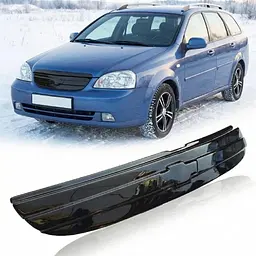 Зимова накладка на решітку радіатора Chevrolet Lacetti Седан Універсал 2002-2014 Глянець FLY