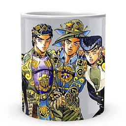 Кухоль GeekLand Неймовірні пригоди ДжоДжо JoJo's Bizarre Adventure Джотаро та Джоске У костюмах JJ 02.576 330 мл білий - мініатюра 2