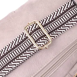 Стильна жіноча сумка через плече з екошкіри Vintage s_15119 бежева - мініатюра 7