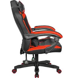Крісло ігрове Defender Master поліуретан 50 мм клас 4 Black/Red - мініатюра 3