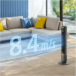 Вентилятор колонний Philips Series 7000, 30 Вт темно-сірий (CX7550/01) - мініатюра 8