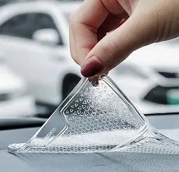 Килимок антиковзкий на торпеду Baseus Folding Bracket-Transparent SUWNT-02 Прозорий - мініатюра 3