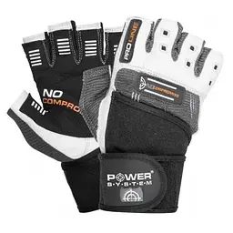 Рукавички для фітнесу Power System PS-2700, Grey/White - L