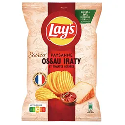 Чіпси Lay’s Paysanne зі смаком сиру Ossau Iraty та в’ялених томатів 120 г