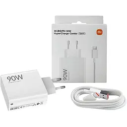 Мережевий зарядний пристрій Xiaomi HyperCharge 90W + Сable USB-A - USB-C White (BHR07ZBEU) [138151] - мініатюра 4